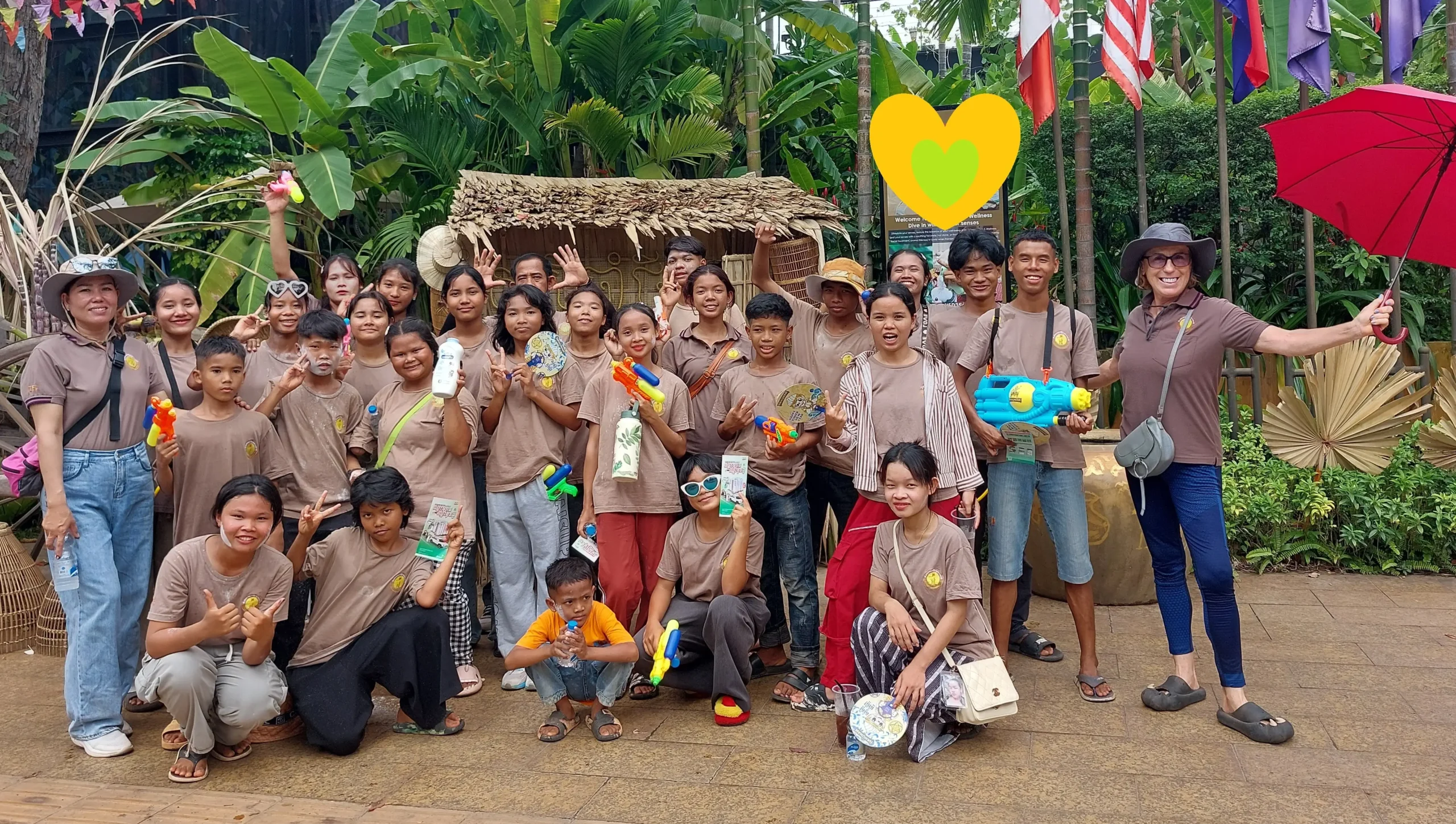 Student with certificate